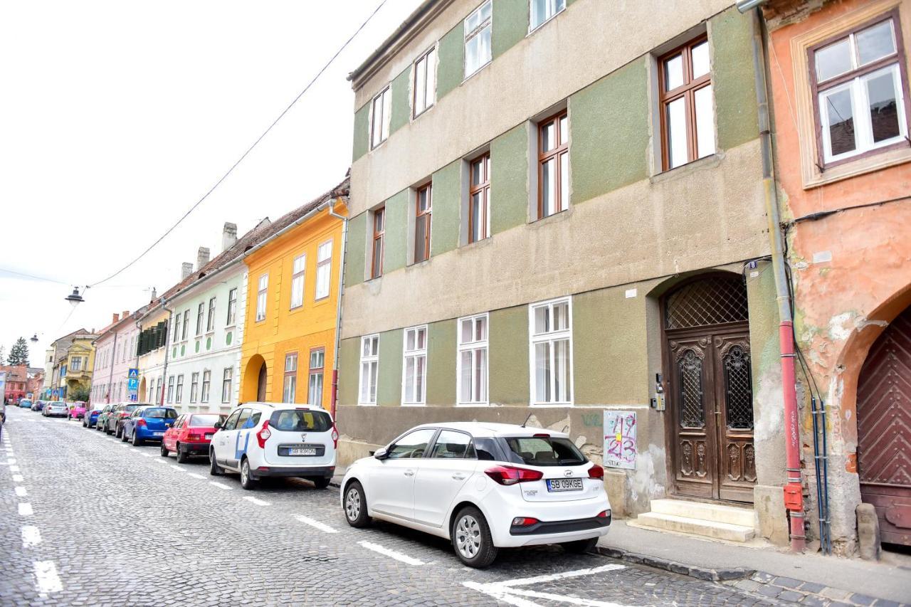 Ferienwohnung Flh - A&M Central Studio Hermannstadt Exterior foto